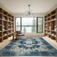 thumbnail image 2 of ODIKA 9'x12' Washable Area Rug Hallway Long Abstract Splatter Lattice Contemporary Geometric for Master Suite, California King, Under Bed, Non-Shedding, Easy Care, 2 of 7