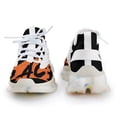 thumbnail image 4 of Ready To Race White And Orange Walking Shoes for Men Woman Lightweight Tennis Fashion Elastic Sports Shoes Cushion Basketball Shoes, 4 of 7