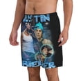 thumbnail image 2 of Men's Justin Singer Bieber Quick Dry Summer Swim Trunks Board Shorts Beach Bathing Suit Medium, 2 of 9