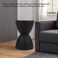 thumbnail image 4 of Modern Sandglass Stool, Home Decor Ornament Furniture, Contemporary Design, Shoe Changing Stool, Round End Table Stool, 4 of 7