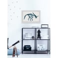 thumbnail image 6 of Marmont Hill Blue Dino Skeleton Framed Wall Art, 6 of 6
