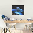 thumbnail image 5 of Picia Blue Viper Snake Pattern Decorative Picture – Unique Wall Art, Modern Canvas Print for Trendy Interiors (Horizontal), 5 of 6