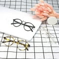 thumbnail image 5 of LAMBBAA Blue Light Blocking Glasses 3 Pack Retro Round Frame Computer Gaming Glasses for Men Women Lightweight Anti Eyestrain UV Filter(Black+Tortoise+Transparent), 5 of 5