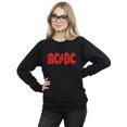 thumbnail image 2 of ACDC Chandail Molletonné à Logo Rouge pour Femmes, 2 of 3