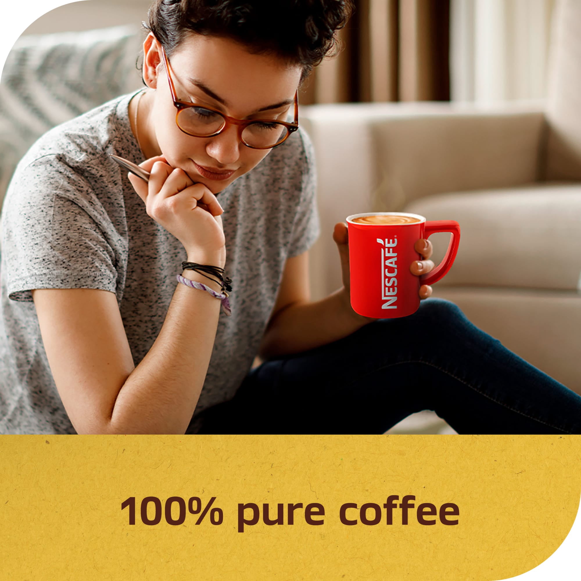 NESCAFÉ Café de Olla, Cinnamon Flavored Instant Coffee, 6.7 oz, 1 Jar