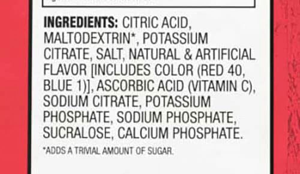 Sqwincher Zero Qwik Stik Sugar Free, Fruit Punch, .11 0z (Pack of 50)