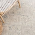 thumbnail image 6 of SAFAVIEH Ikat Jaymz Geometric Runner Rug, Ivory/Grey, 2'3" x 8', 6 of 8