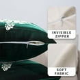 thumbnail image 4 of Nautical Throw Pillow Covers 16x16 Beach Theme Starfish Turtle Pillow Covers Set of 2 Coastal Dark Green Decorative Pillow Case for Living Room Bedroom Couch, 4 of 6