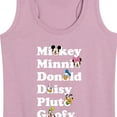 thumbnail image 3 of Mickey & Friends - Mickey Friends Character List - Women's Racerback Tank Top, 3 of 5