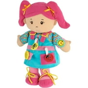 Spark. Create. Imagine. Plush Learning Buddy, Pink & Blue, 14"