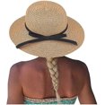 thumbnail image 5 of Eight Space Women's Summer Sun Beach Straw Hat, Floppy Foldable Airable Straw, 5 of 5