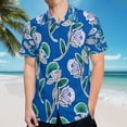thumbnail image 5 of High Quality Hawaiian Shirts for Men Short Sleeve Aloha Beach Shirt Floral Summer Casual Button Down Shirts Blouses JC4H9G, 5 of 7