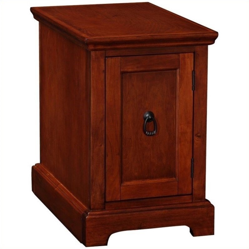 Leick Furniture Westwood Storage End Table Printer Stand In Cherry