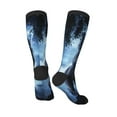 thumbnail image 4 of Bingfone Compression Socks For Women And Men Long Socks For Running Athletic Cycling Nurse-Night Scene Of Wolves, 4 of 9