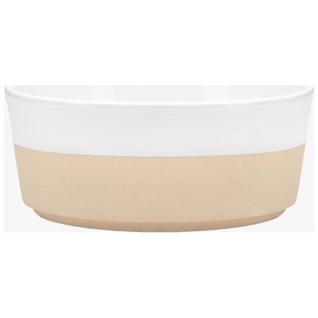 UPC: 0819251016049 | Textured Dipper Ceramic Dog Bowl