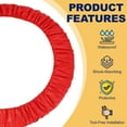 thumbnail image 4 of Uxcell Couverture de Ressort pour Trampolines, Petite Couverture de Remplacement Ronde 6 Trous pour Entraînement Physique Intérieur 36 Pouces & Rouge, 4 of 7