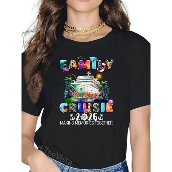 Aw Ship It's A Family Trip 2026 Family Cruise Ship Matching T-Shirt