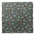 thumbnail image 4 of Bimba Gray Crab & Tortoise Ocean Printed Pure Silk Scarf Neck Wrap Summer Hair Bandanas For Women 40 x 80 Inches, 4 of 6