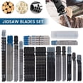 thumbnail image 1 of T-Shank Jigsaw Blades Set Wood Fine Cut HCS Fast Cut Down DIY Metal Cutting Tool, 1 of 11