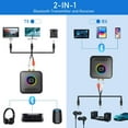 thumbnail image 4 of Bluetooth 5.4 HiFi Receivers, 2-in-1 Bluetooth 5.4 Transmitter & Receiver, for music Streaming Sound System, Wireless Audio Adapter with 3.5mm RCA, for Home Stereo System/Speakers/Car/TV/Tablet, 4 of 9