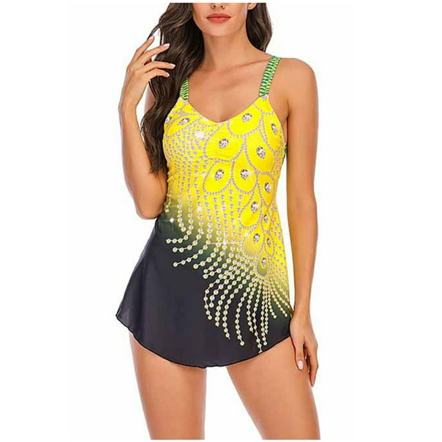 DPTALR Robe de Bain Grande Taille pour Femmes Ensemble Bikini Deux Pièces Couverture Maillots de Bain d'Été pour Femmes