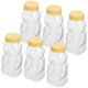 thumbnail image 3 of 6pcs Bear Shaped Honey Bottles Candy Storage Jars Transparent Honey Containers, 3 of 5