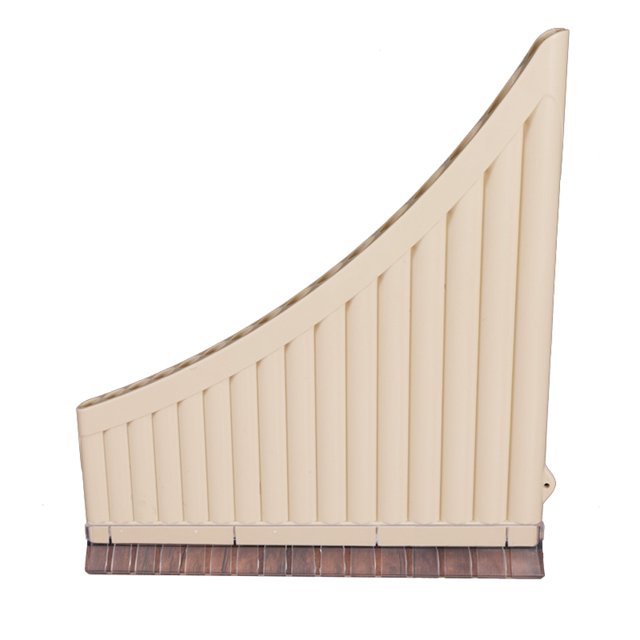 16-Tone C Key Pan Flute for Kids, ABS+Resin Integrally Formed Wind Instrument with Silicone Plugs, Beginner-Friendly Musical Toy with Entry-Level Music Score and Black Carrying Bag, Easy to Learn
