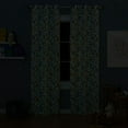thumbnail image 6 of Estate View™ Kids' Room Darkening Grommet Top Unicorn Magic Glow in the Dark Curtain Panel Pair, 38"x96", White/Multi, 6 of 9