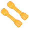 thumbnail image 4 of Raindrops 1Pair Yellow Exercise Dumbbells for Dance Gymnastics Durable Plastic Shell Design, 4 of 8