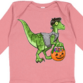 thumbnail image 4 of Inktastic Trick or Treat Franken-Raptor Boys or Girls Long Sleeve Baby Bodysuit, 4 of 5