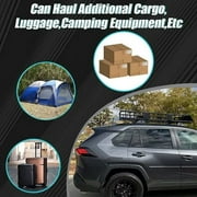 Kojem 64 Universal Roof Rack Basket, Expandable Cargo Carrier, Car Top Luggage Storage Holder, SUV 250Lbs Black