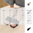 thumbnail image 3 of Miluxas Womens Sparkly Rhinestone Sandals Square Open Toe Sandal Slip on Summer Flat Sandals for Beach Wedding Holiday Shopping Gold 9.5(43), 3 of 9