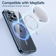 thumbnail image 4 of JETech Electroplated Case for iPhone 15 Pro Max 6.7-Inch, Camera Lens Full Protection, Compatible with MagSafe Wireless Charging, Shockproof Soft TPU Phone Cover (Blue), 4 of 7