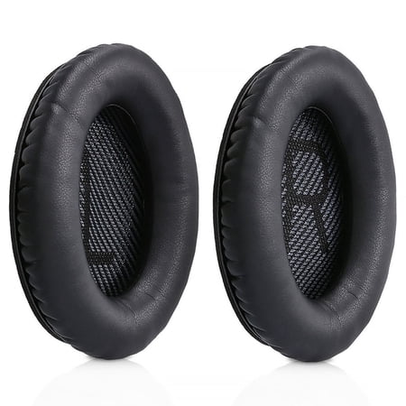 MMOBIEL Ear Pads for Bose QC35 QC25 QC15 AE2 Headphones Black