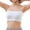 White, variant on Girls Seamless Training Bra Top Comfortable Breathable Wirefree Stretch Undershirt No Show Camisole for Dance Sports Daily Wear for Active White One Size