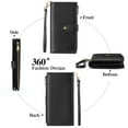 thumbnail image 6 of GOIACII Women's Wallet RFID Blocking Ladies Wristlet Clutch Large Capacity Credit Card Holder Leather 4 ID Window, 6 of 8