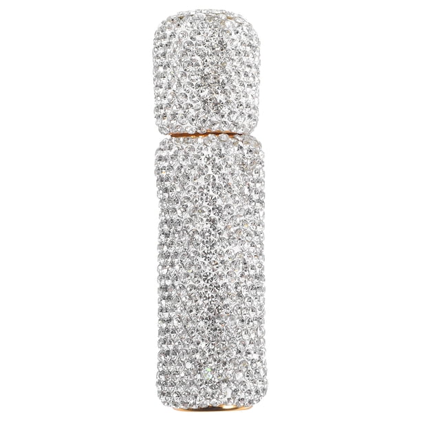 Frasco de perfume portátil con forma de diamante, mini frascos de viaje vacíos, rellenables, para mujeres y niñas, 10 ml