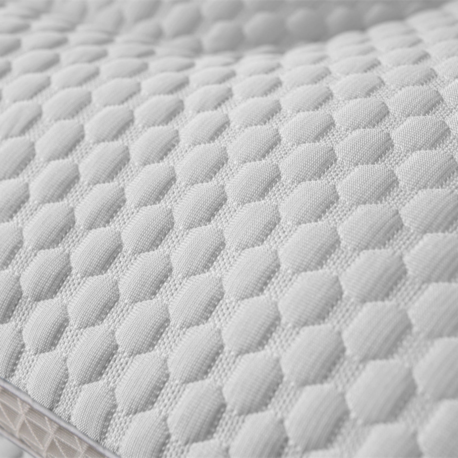 EazyTech Cooling Memory Foam Pillows Queen Size Cervical Pillow Ergonomic Head Neck Support for Side Back Stomach Sleepers Machine Washable 20x30inch Gray