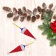 thumbnail image 5 of Tamaño único: 4x9 cm peso único: 1 g material: tela no tejida Suministros de decoración navideña mini gorro de Papá Noel Sombrero de paleta navideña Sombrero de fieltro no ANGGREK Otros, 5 of 8