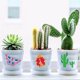 thumbnail image 5 of 10 plantillas de insectos y plantas de 15x15 cm (6x6 pulgadas): cactus, hojas tropicales, libélulas, mariquitas, abejas, mariposas y flores. Incluye pincel., 5 of 7