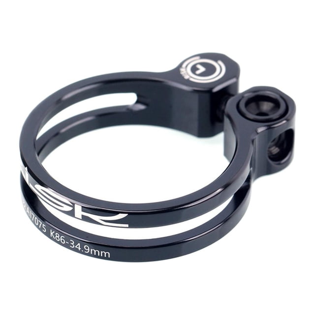 Abrazadera de de sillín de ligera Hebilla de clip fija de tubo Negro 34.9mm shamjiam Abrazadera de tija de sillín de bicicleta