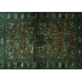 thumbnail image 1 of Ahgly Company Indoor Rectangle Persian Turquoise Blue Traditional Area Rugs, 5' x 7', 1 of 4