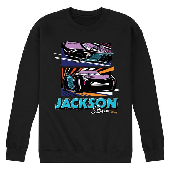 Cars - Under The Lights Jackson Storm   - Men's Crew Neck Fleece Pullover