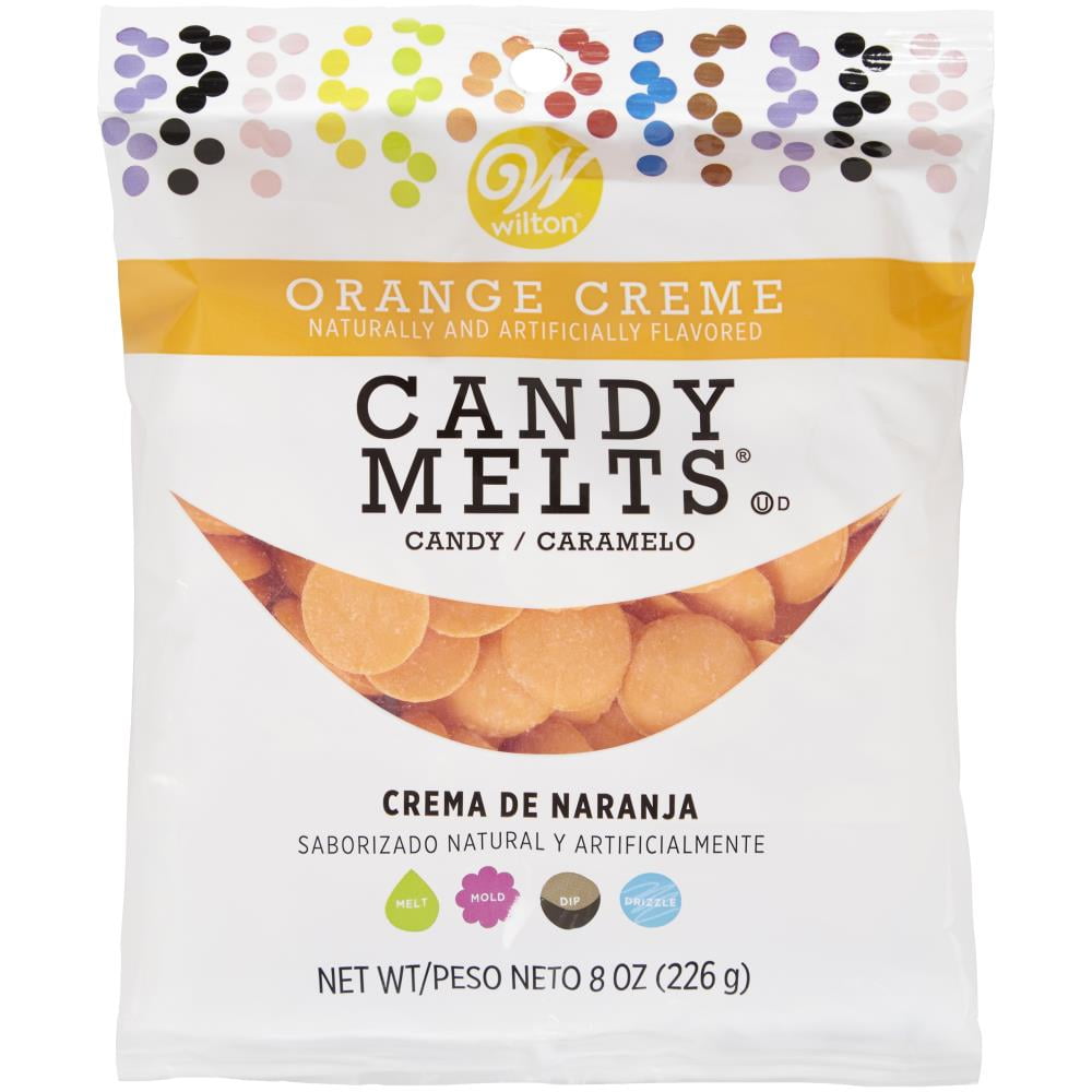 Candy Melts Flavored 8oz-Orange Cream - Walmart.com