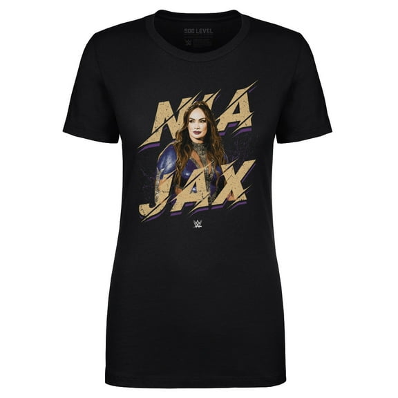 Women's 500 Level Black Nia Jax Name T-Shirt