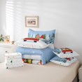 thumbnail image 5 of Homewish Kids Kawaii Gnome Bedding Comforter Set 7 Pieces, Cartoon Christmas Style Full Bedding Set, Teens Kids Boys Girls Reversible Fitted Sheet Flat Sheet, Breathable Home Decor, 5 of 7
