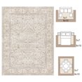 thumbnail image 6 of SIXHOME 6'x9' Area Rugs for Living Room Washable Rugs Carpet Vintage Traditional Rugs for Bedroom Dinning Room Office Soft Non Slip Large Area Rug Retro Home Decor Beige, 6 of 6