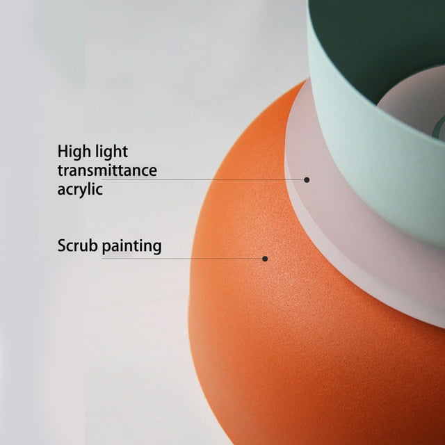Lampe Suspendue Design Simple pour Chambre Bureau à Domicile Style Moderne Alliage d'Aluminium Suspension Accessoires d'Éclairage Type E
