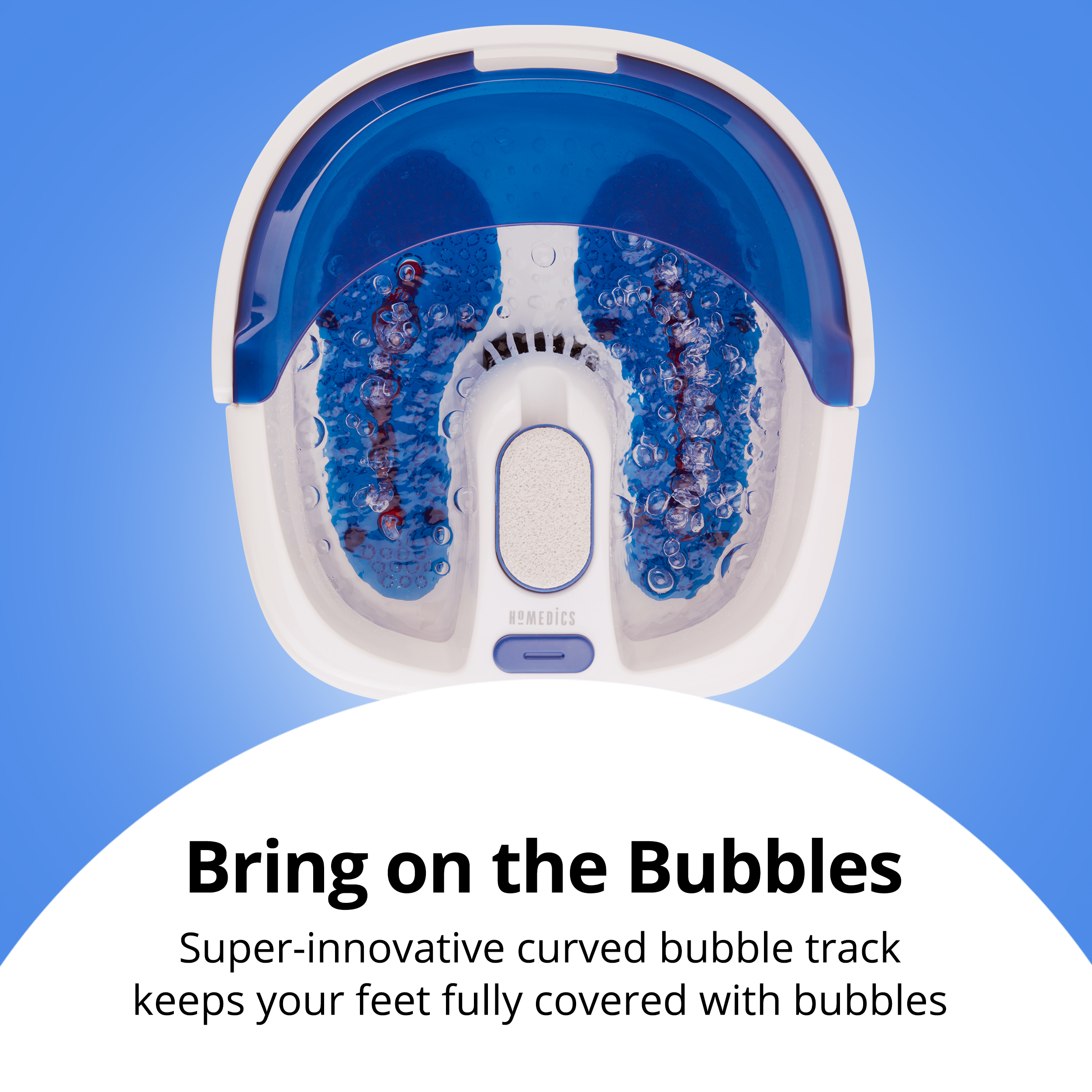Homedics Bubble Bliss Elite Foot Spa with Heat and Pumice photo 2
