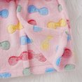 thumbnail image 5 of NOLDARES Boys Girls Robe Kids Flannel Hooded Bathrobe Sleepwear Pajamas Toddler Soft Plush Robes Baby Gifts,Hot Pink,4-5 Y, 5 of 9